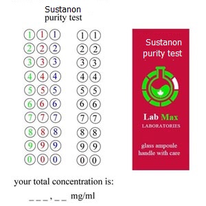 Sustanon Assay (Quantity) test